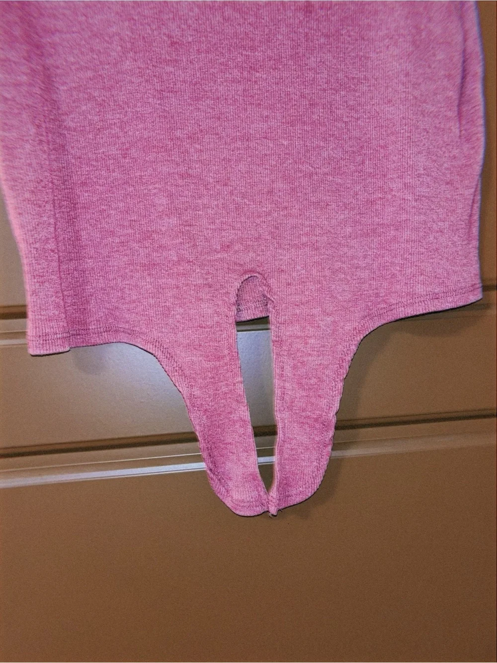 Kids Pink Distressed One-Piece Bodysuit